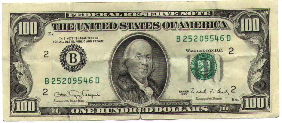 20 dollar bill back. The New 100$ Bill — Non